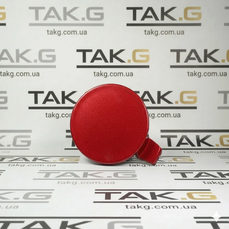 1493746-08-A: Заглушка крюка переднього бампера червона - Фото 1
